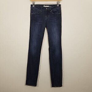 Level 99 Skinny Straight Stretch Jeans Blue Size 26